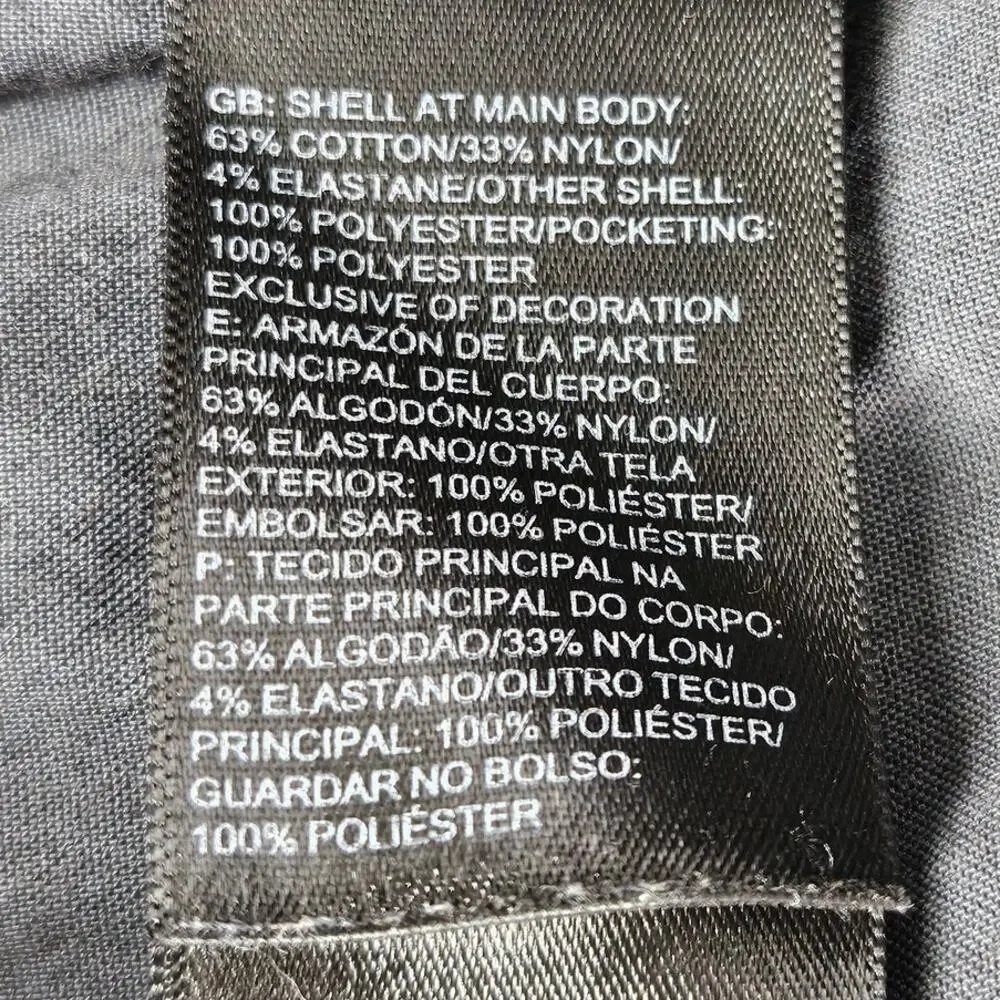 THE NORTH FACE MEN'S CHARCOAL ZIPPER LEG POCKET GRAY 8
